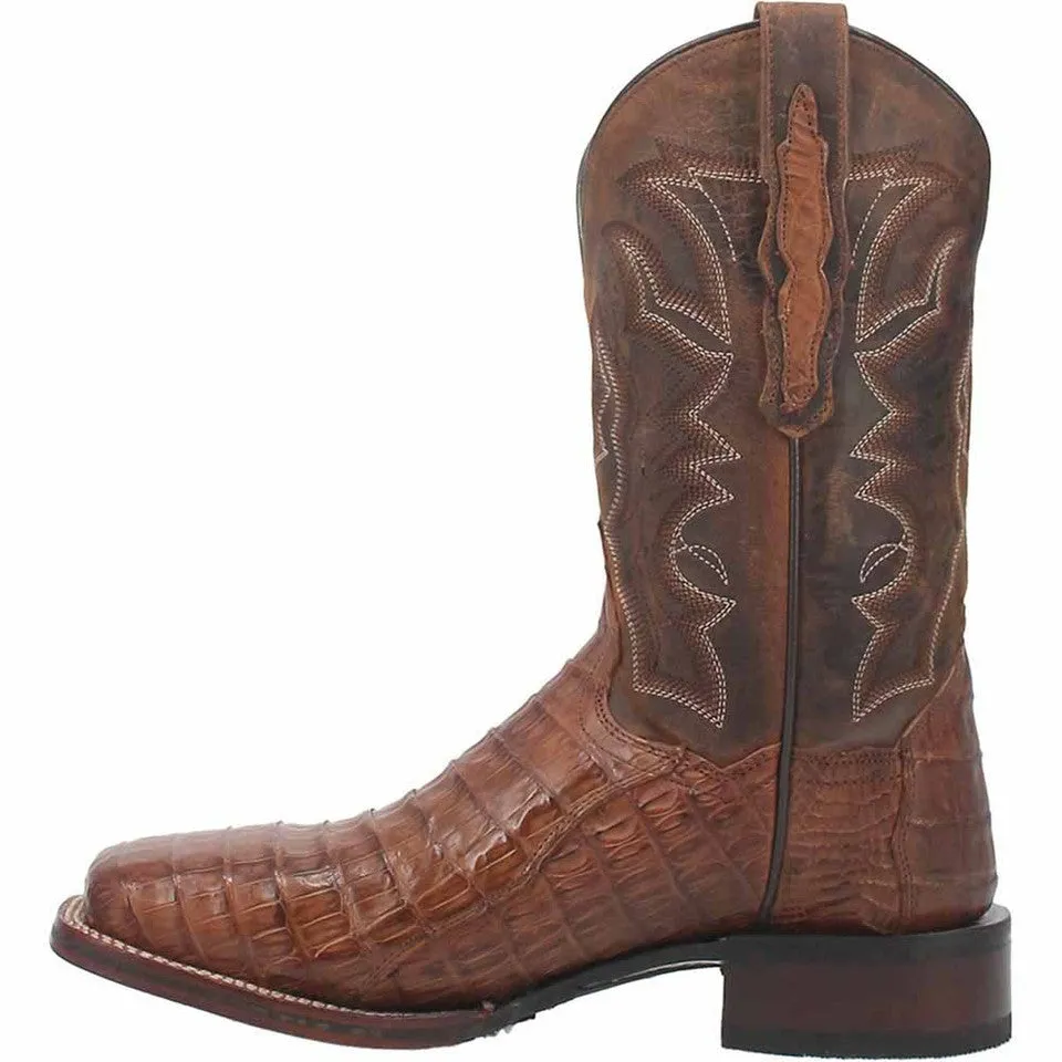 Dan Post Cowboy Certified Kingsly Caiman Square Toe Apache/Chocolate Boot sold by Alberto Nardoni product image thumbnail 2