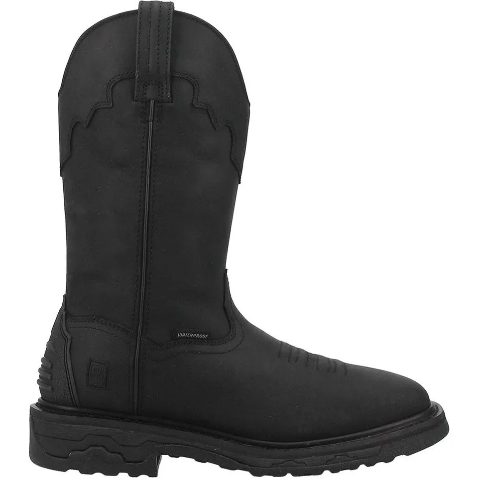 Dan Post Blayde Waterproof Black Square Toe Leather Boot sold by Alberto Nardoni product image thumbnail 2