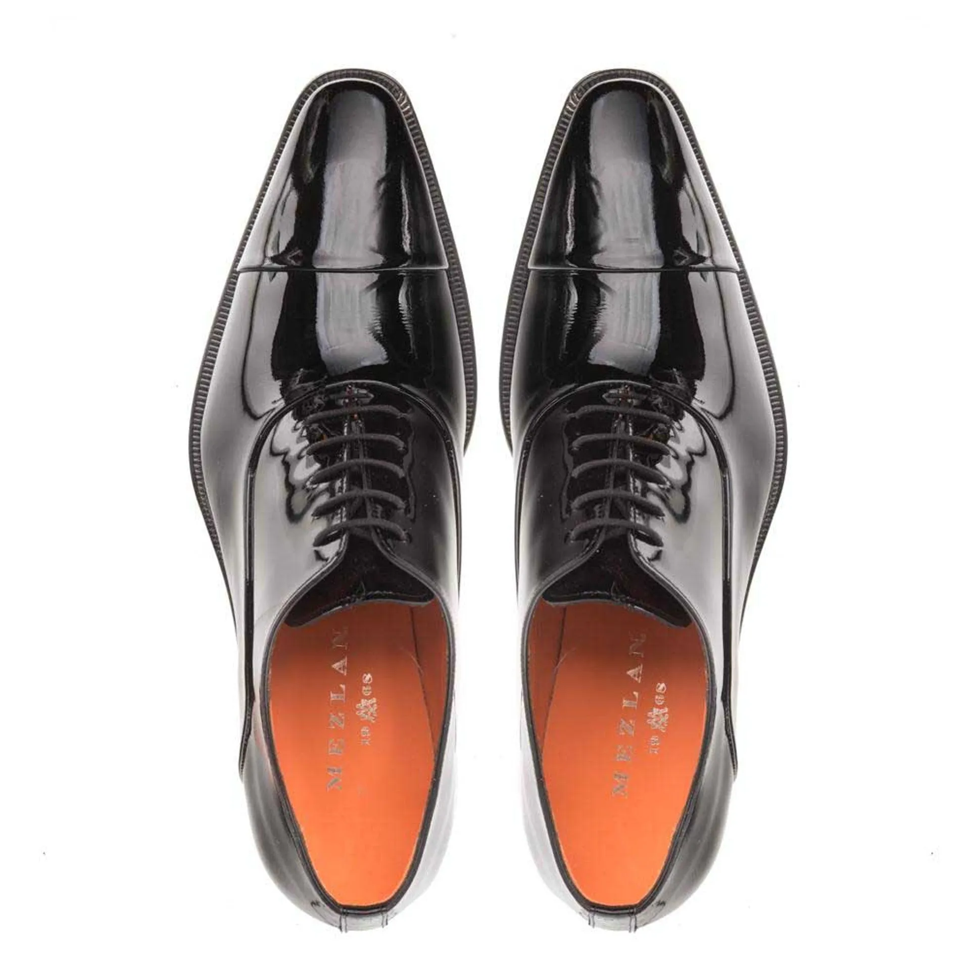 Mezlan Black Patent Leather Oxford Shoes for Men – Luxury Formal Footwear, Made in Spain sold by Alberto Nardoni product image thumbnail 3