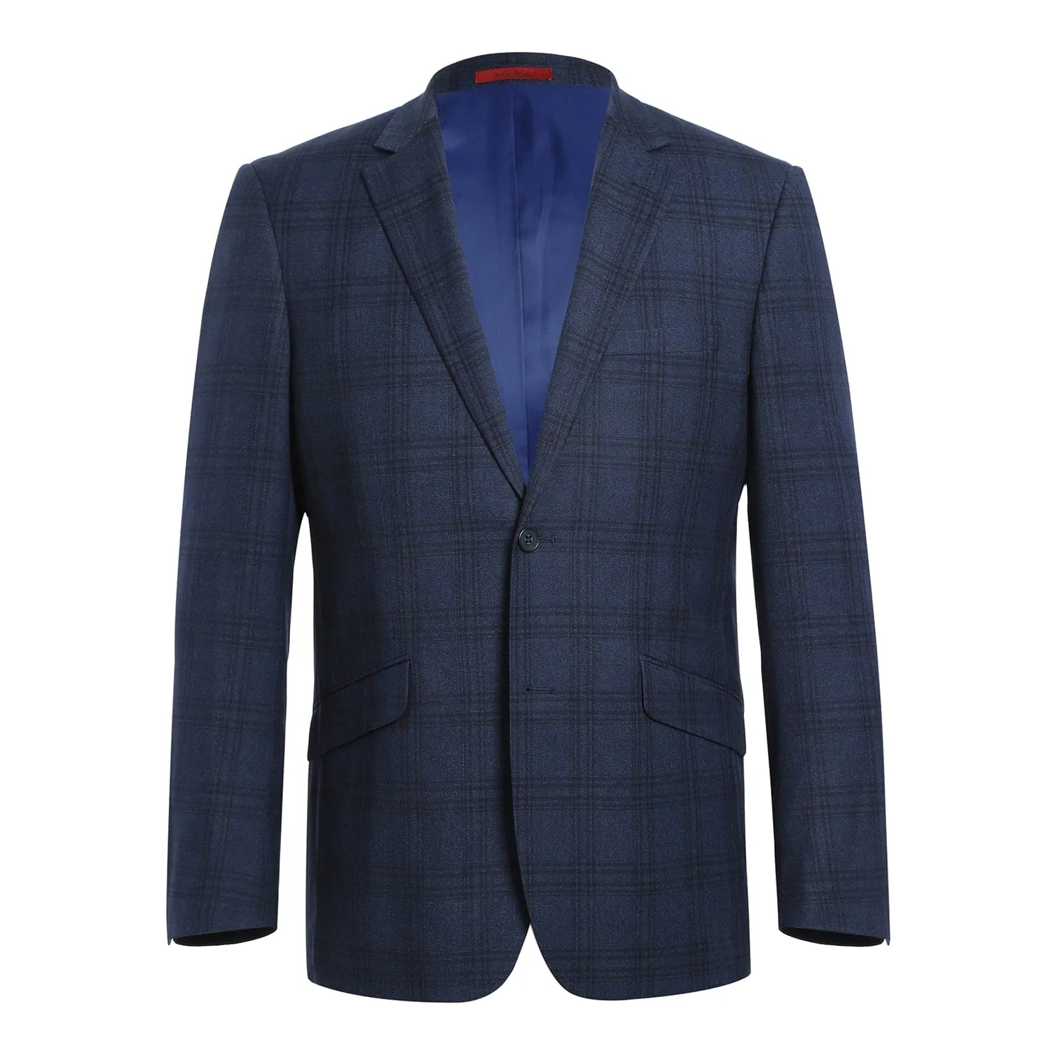293-21 Men's Slim Fit Stretch Checked Suits sold by Alberto Nardoni product image thumbnail 2