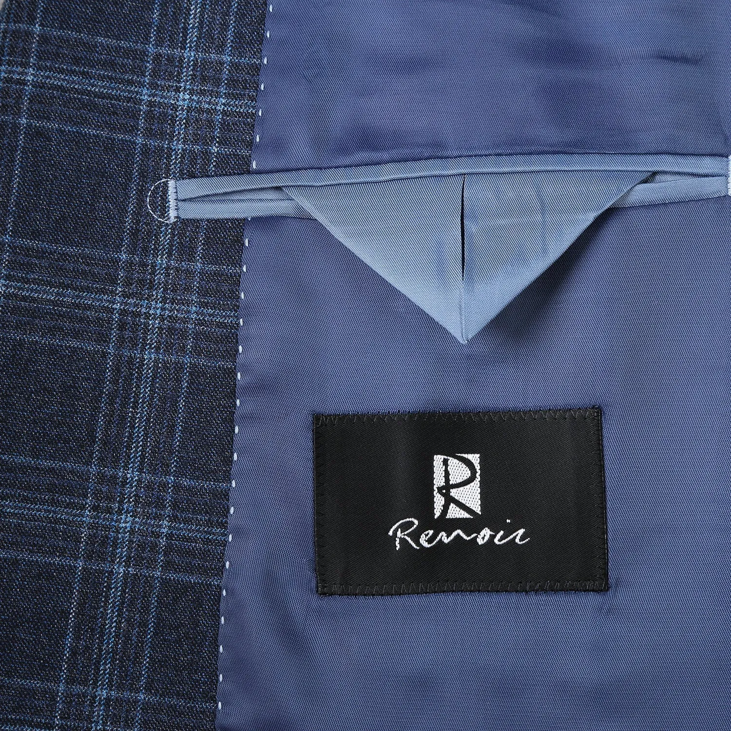 562-4 Men's Slim Fit Wool Stretch Checked Suits sold by Alberto Nardoni product image thumbnail 2