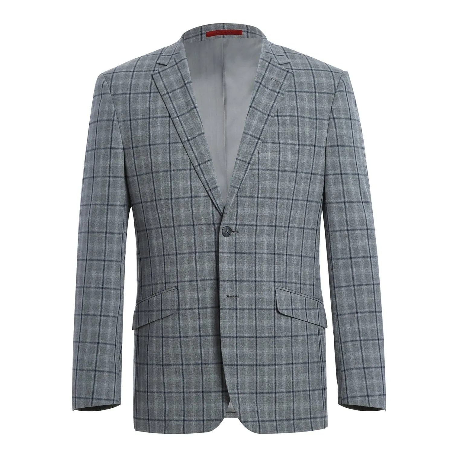 293-20 Men's Slim Fit Stretch Checked Suits sold by Alberto Nardoni product image thumbnail 2