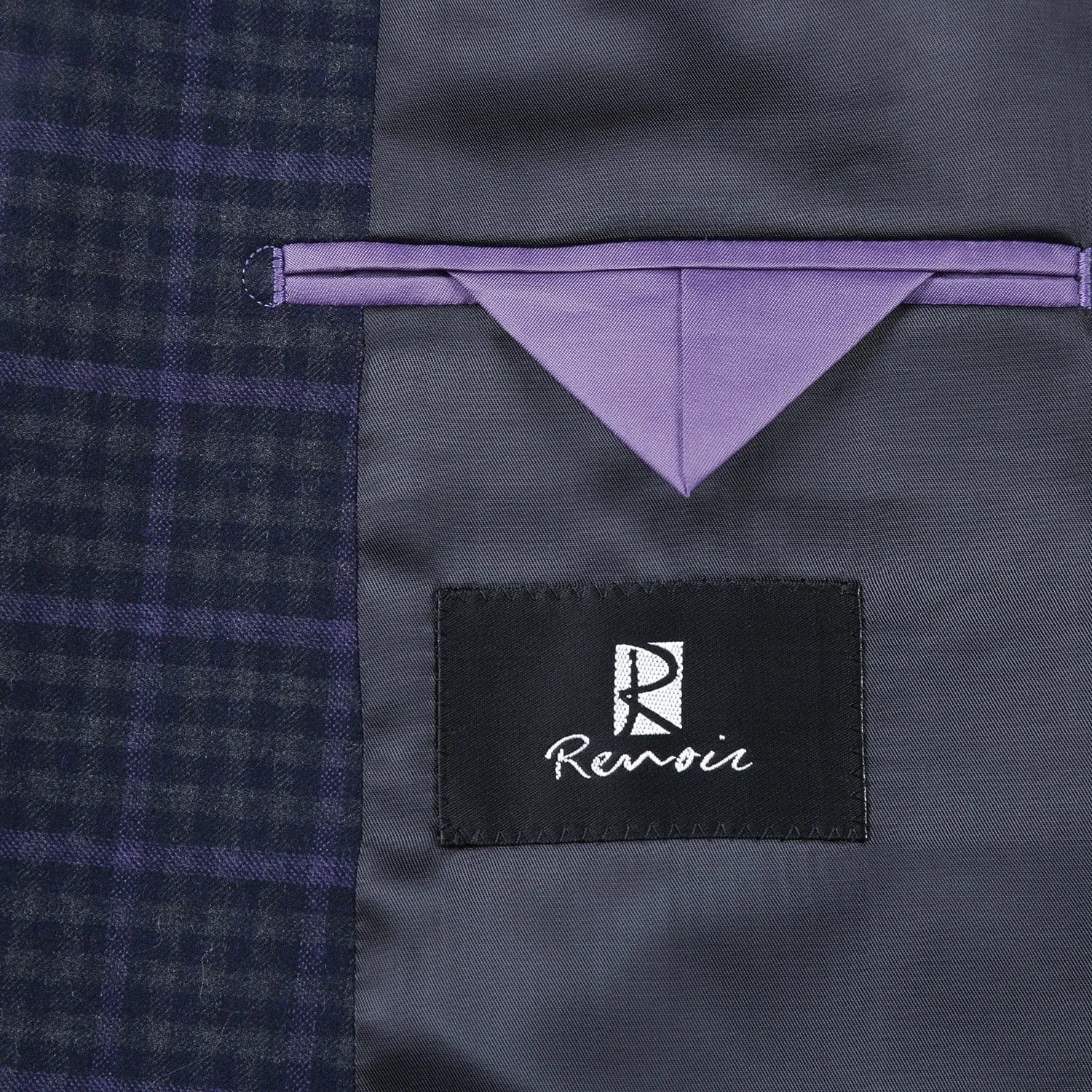 562-6 Men's Slim Fit Wool Stretch Checked Suits sold by Alberto Nardoni product image thumbnail 4