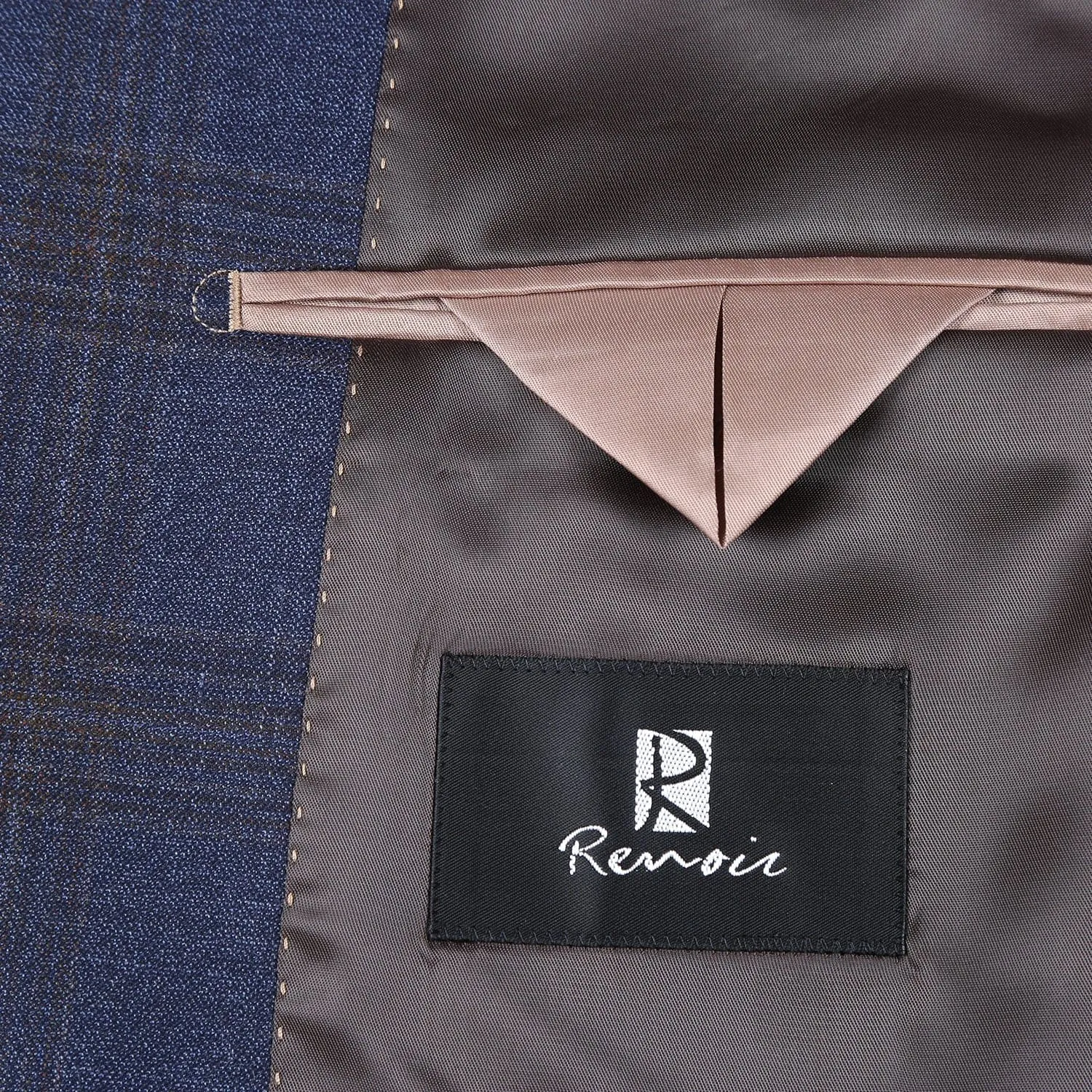 562-7 Men's 3-Piece Wool Stretch Checked Suits sold by Alberto Nardoni product image thumbnail 4