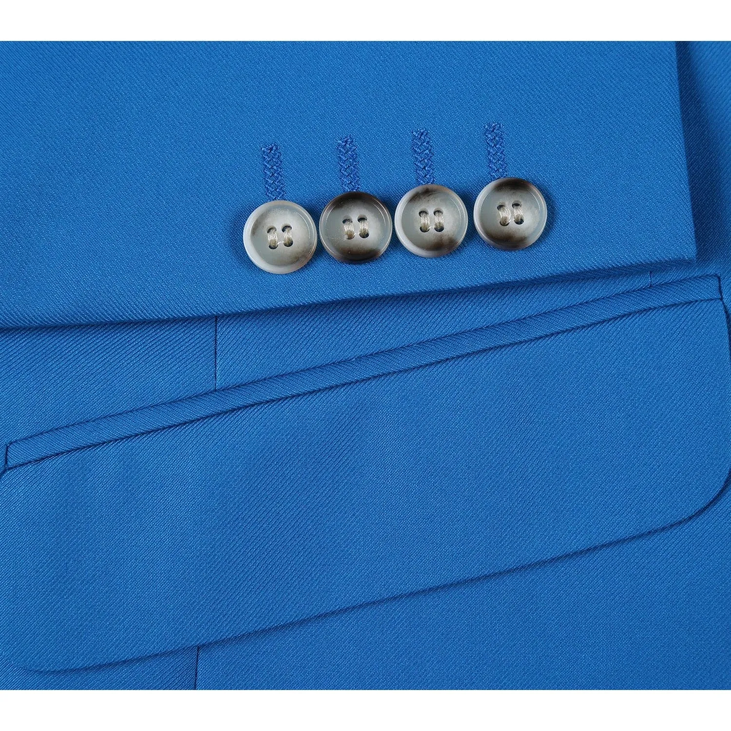 201-55 Men's 2-Piece Slim Fit Single Breasted Notch Lapel Suit sold by Alberto Nardoni product image thumbnail 5