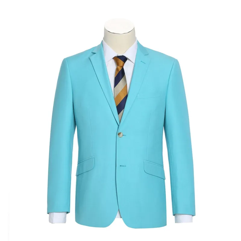 201-59 Men's 2-Piece Slim Fit Single Breasted Notch Lapel Suit sold by Alberto Nardoni