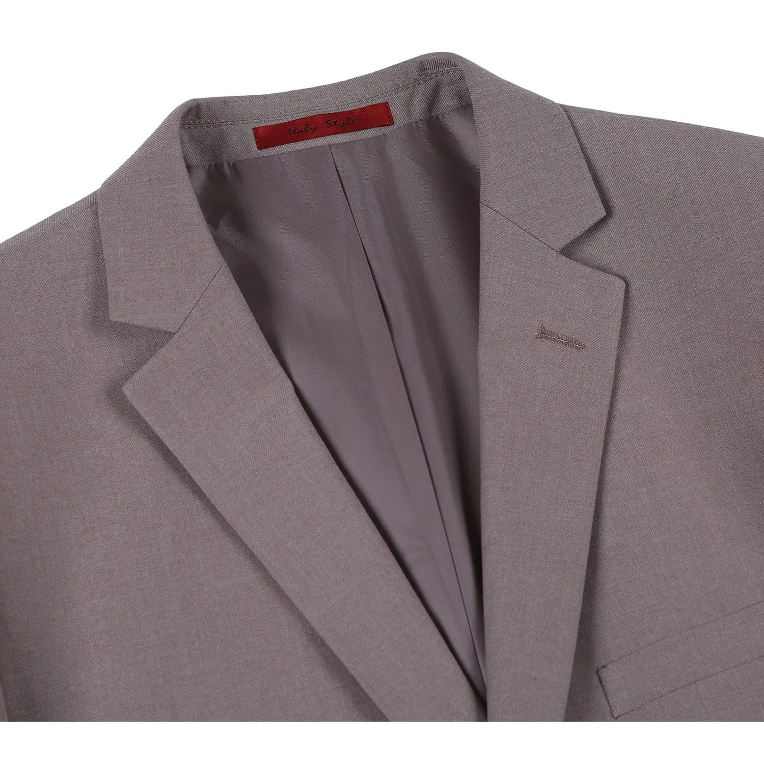 201-103 Men's 2-Piece Slim Fit Single Breasted Notch Lapel Suit sold by Alberto Nardoni product image thumbnail 4