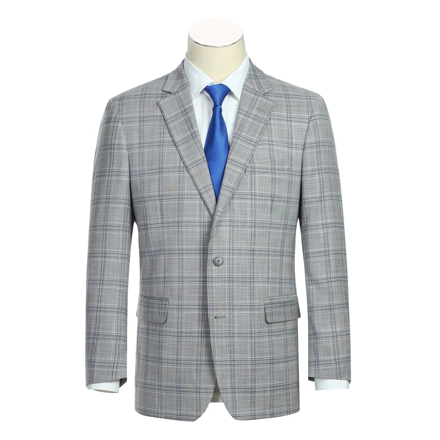 293-23 Men's Classic Fit Checked Suits sold by Alberto Nardoni