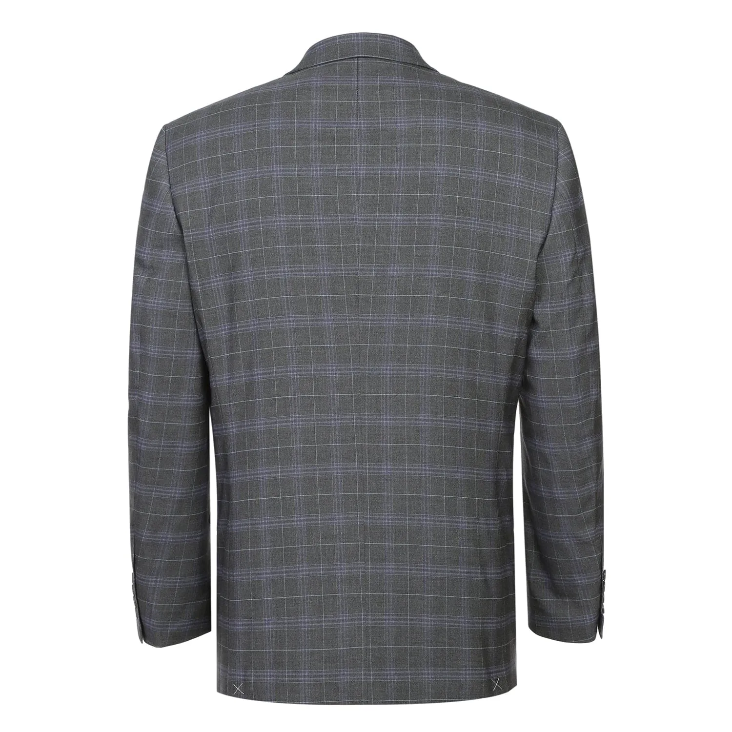 293-25 Men's Classic Fit Checked Suits sold by Alberto Nardoni product image thumbnail 3
