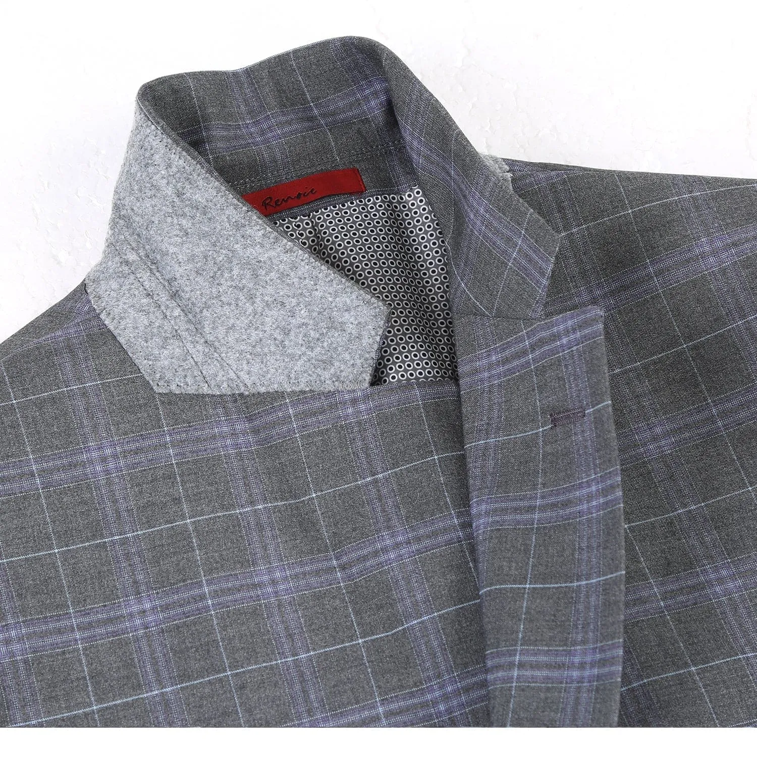 293-25 Men's Classic Fit Checked Suits sold by Alberto Nardoni product image thumbnail 5