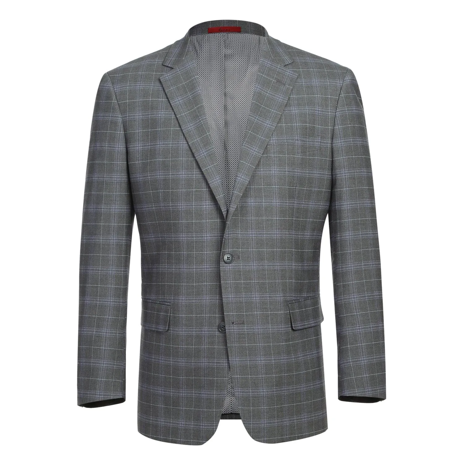 293-25 Men's Classic Fit Checked Suits sold by Alberto Nardoni product image thumbnail 2