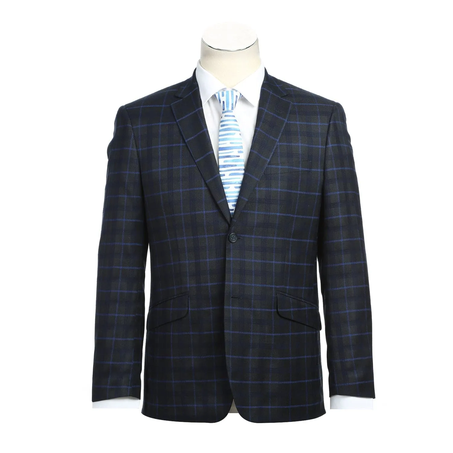 293-27 Men's Classic Fit Checked Suits sold by Alberto Nardoni