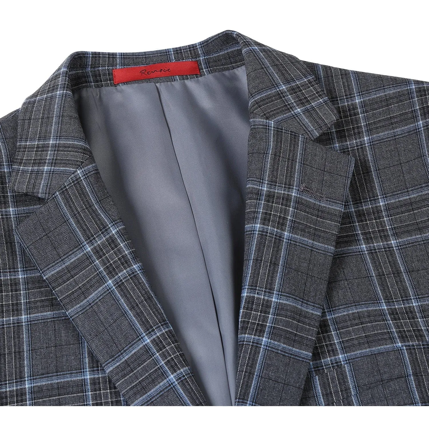 293-28 Men's Slim Fit Checked Suits sold by Alberto Nardoni product image thumbnail 4