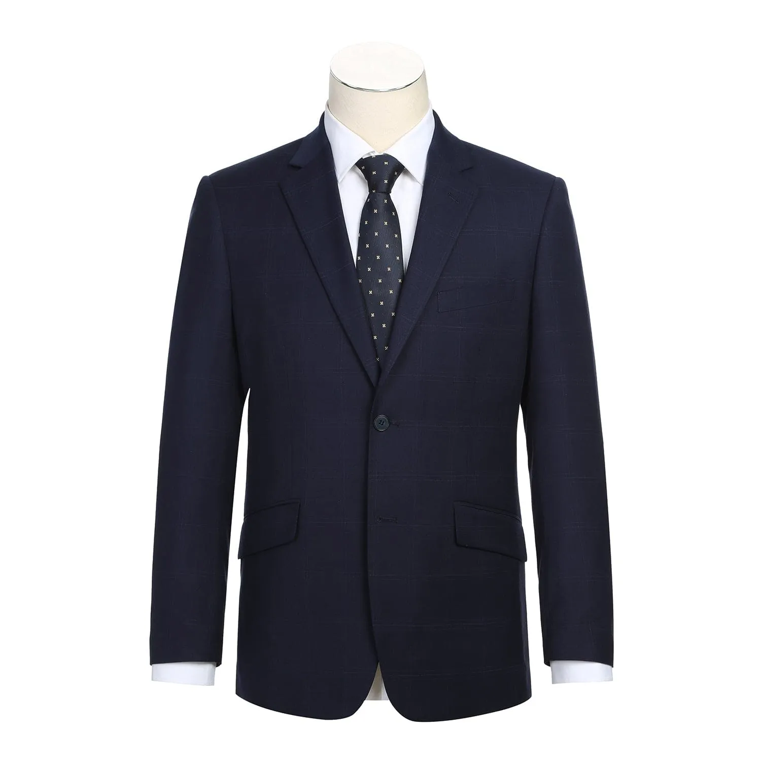 293-29 Men's Slim Fit Checked Suits sold by Alberto Nardoni