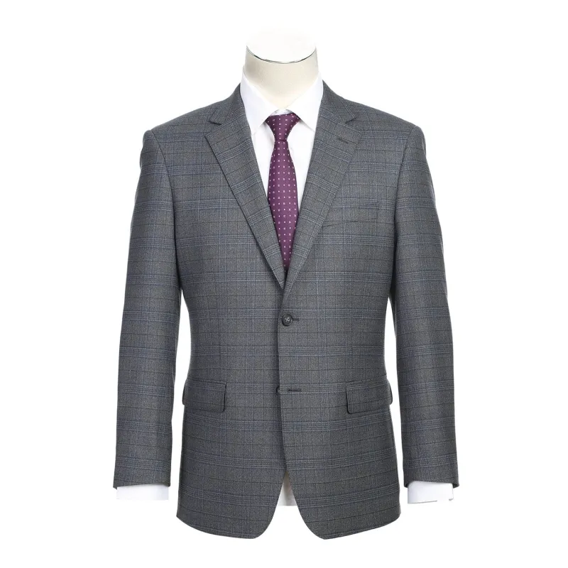 564-7 Men's Classic Fit Wool Blend Stretch Suits sold by Alberto Nardoni