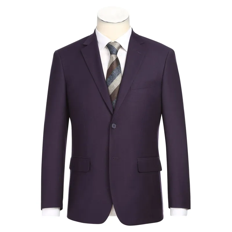 201-14 Men's 2-Piece New Slim Fit Single Breasted Notch Lapel Suit sold by Alberto Nardoni