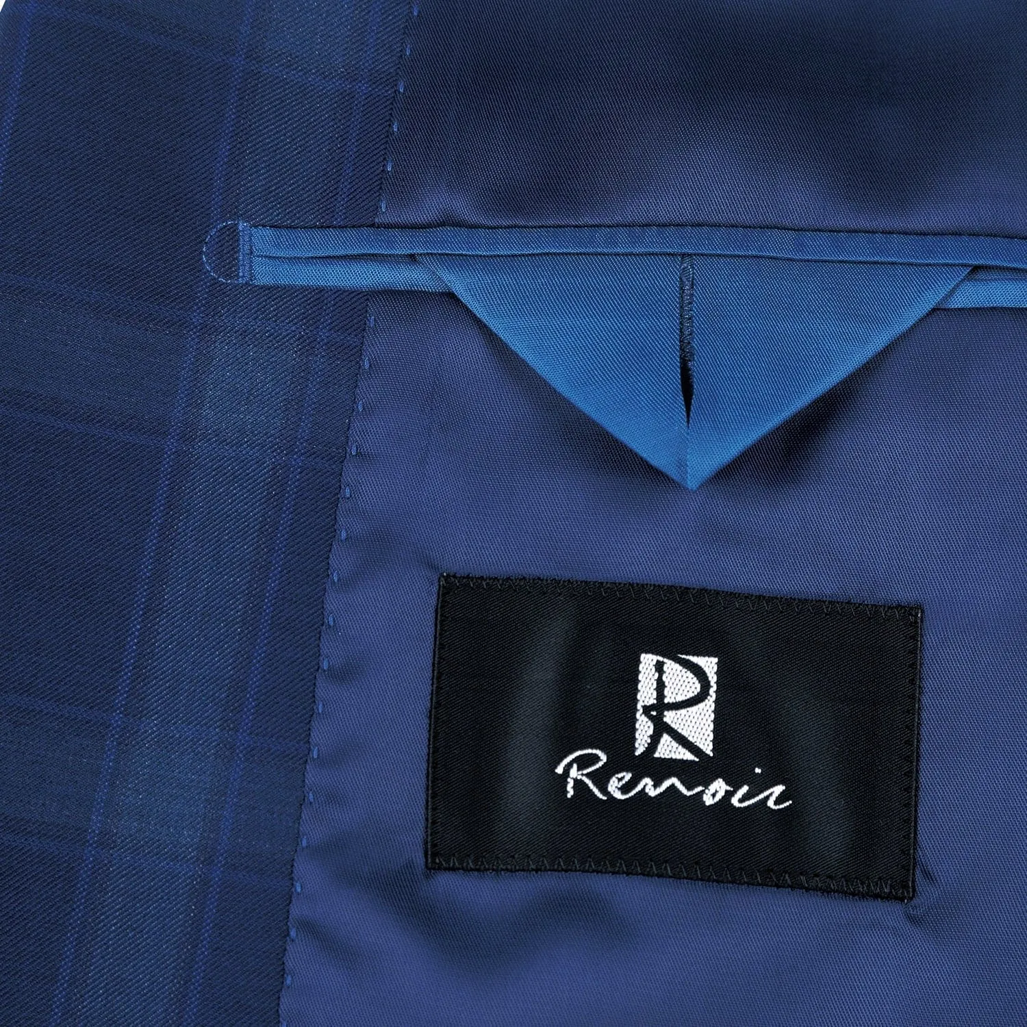 562-5 Men's Classic Fit Wool Checked Suits sold by Alberto Nardoni product image thumbnail 4