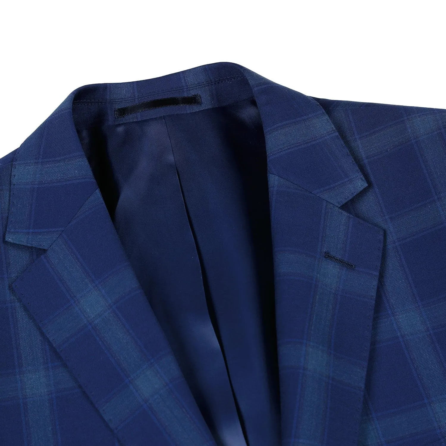 562-5 Men's Classic Fit Wool Checked Suits sold by Alberto Nardoni product image thumbnail 3