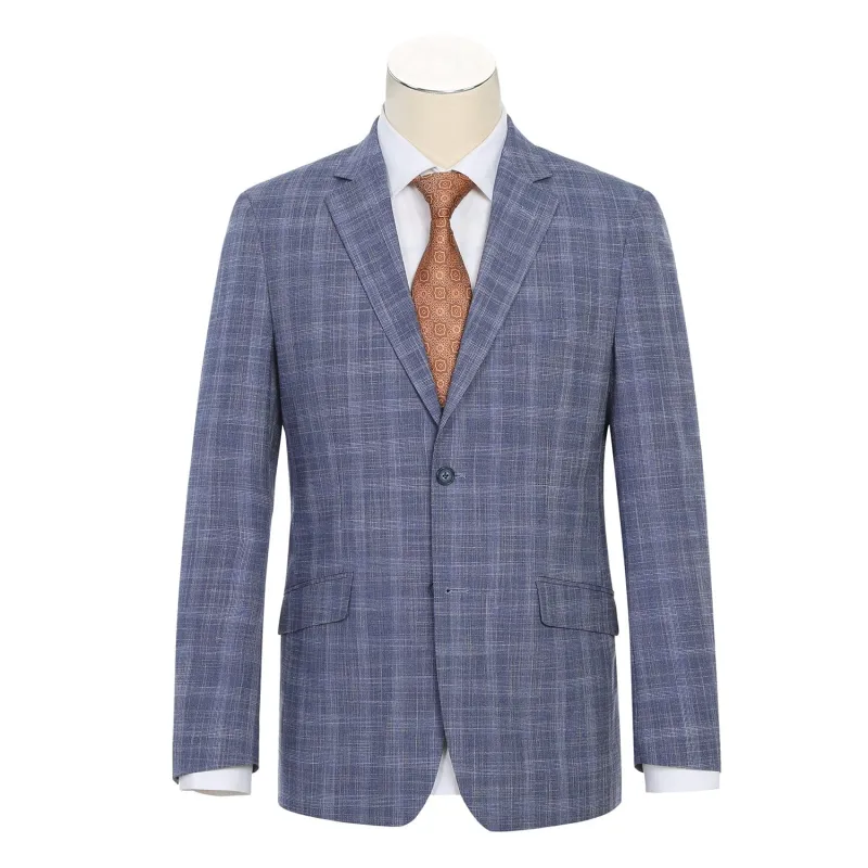 293-24 Men's Slim Fit Checked Suits sold by Alberto Nardoni