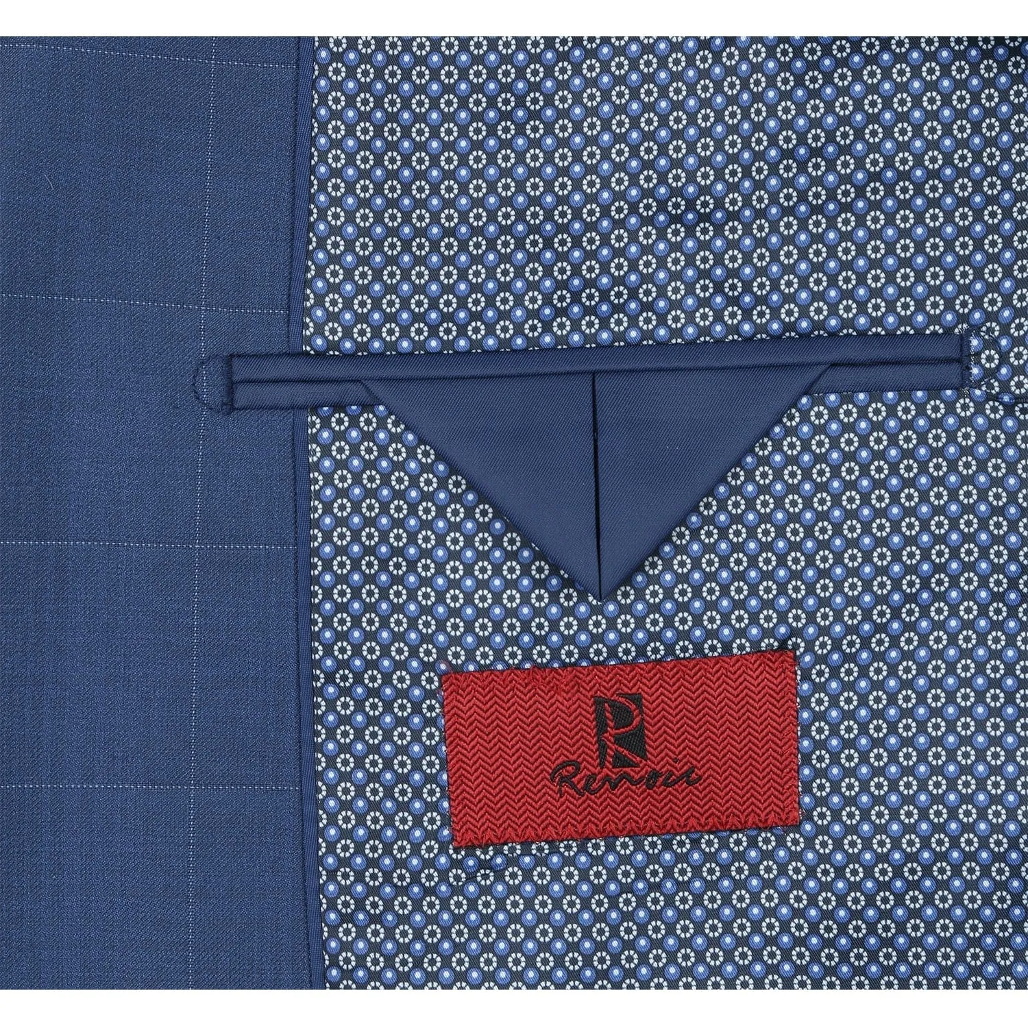 291-20 Men's Slim Fit 2-Piece Single Breasted Check Dress Suit sold by Alberto Nardoni product image thumbnail 5