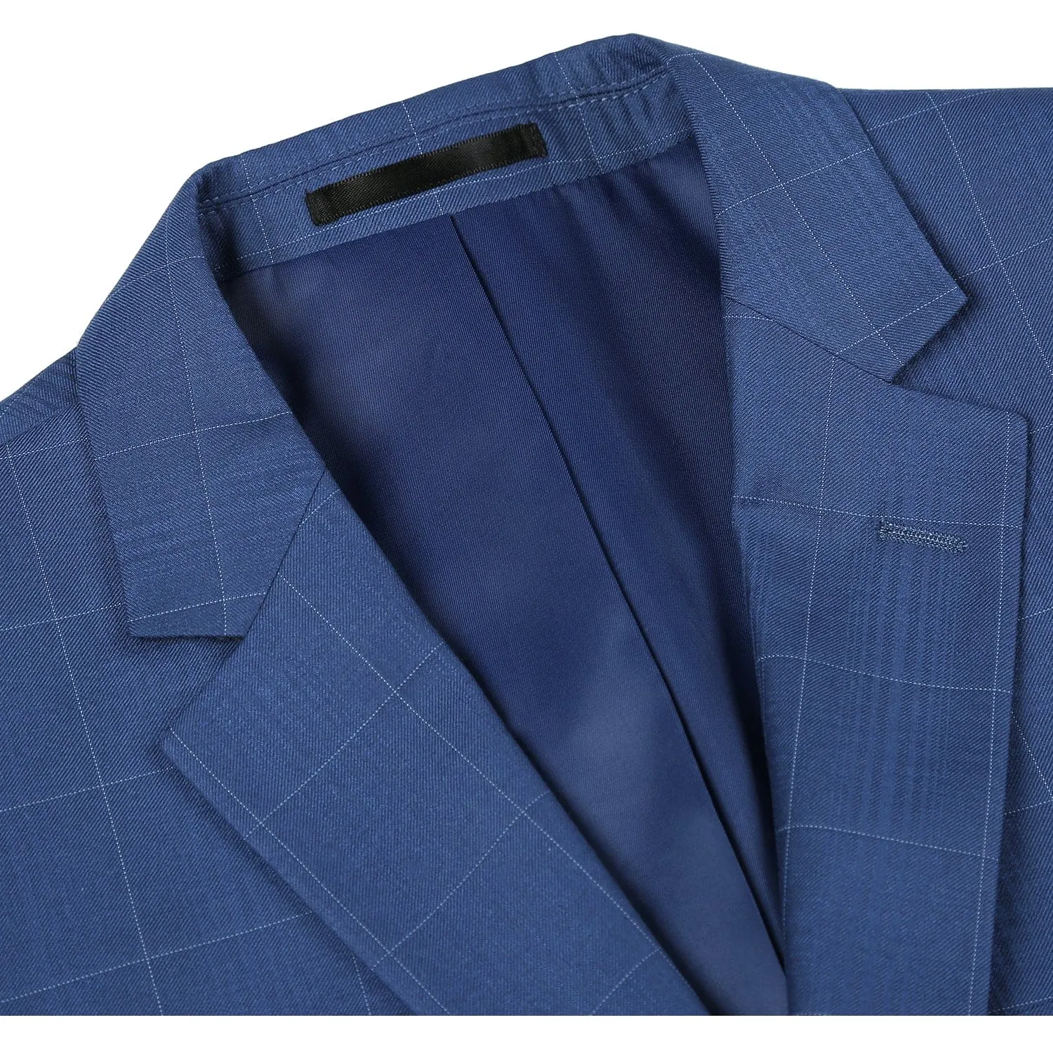 291-20 Men's Slim Fit 2-Piece Single Breasted Check Dress Suit sold by Alberto Nardoni product image thumbnail 4