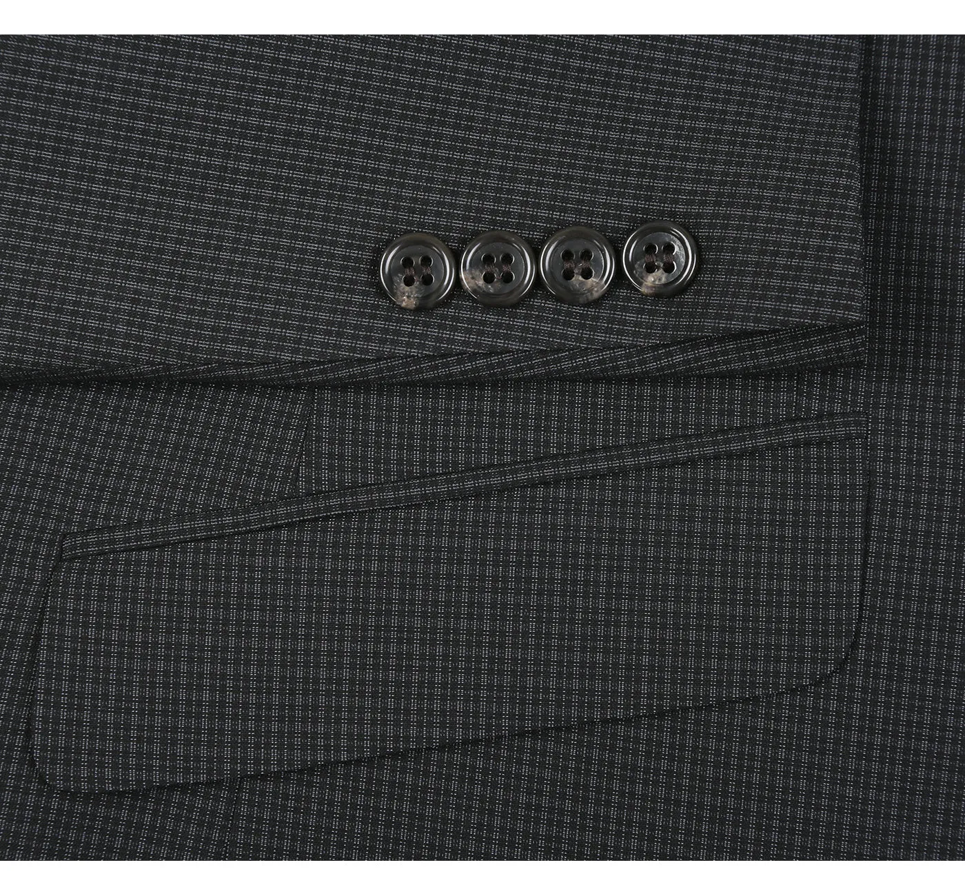 293-9 Men's Two Piece Slim Fit Stretch Dress Suit sold by Alberto Nardoni product image thumbnail 5