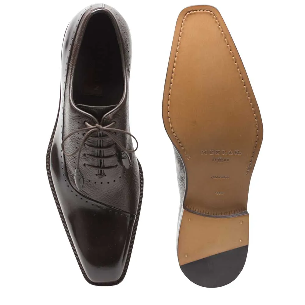 Mens Mezlan Postdam Calfskin Oxford Dress Shoe in Brown sold by Alberto Nardoni product image thumbnail 2