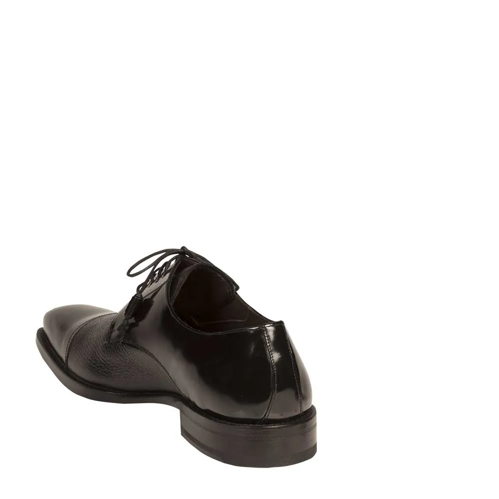Mens Mezlan Soka Classic Cap Toe Dress Shoe in Black sold by Alberto Nardoni product image thumbnail 3