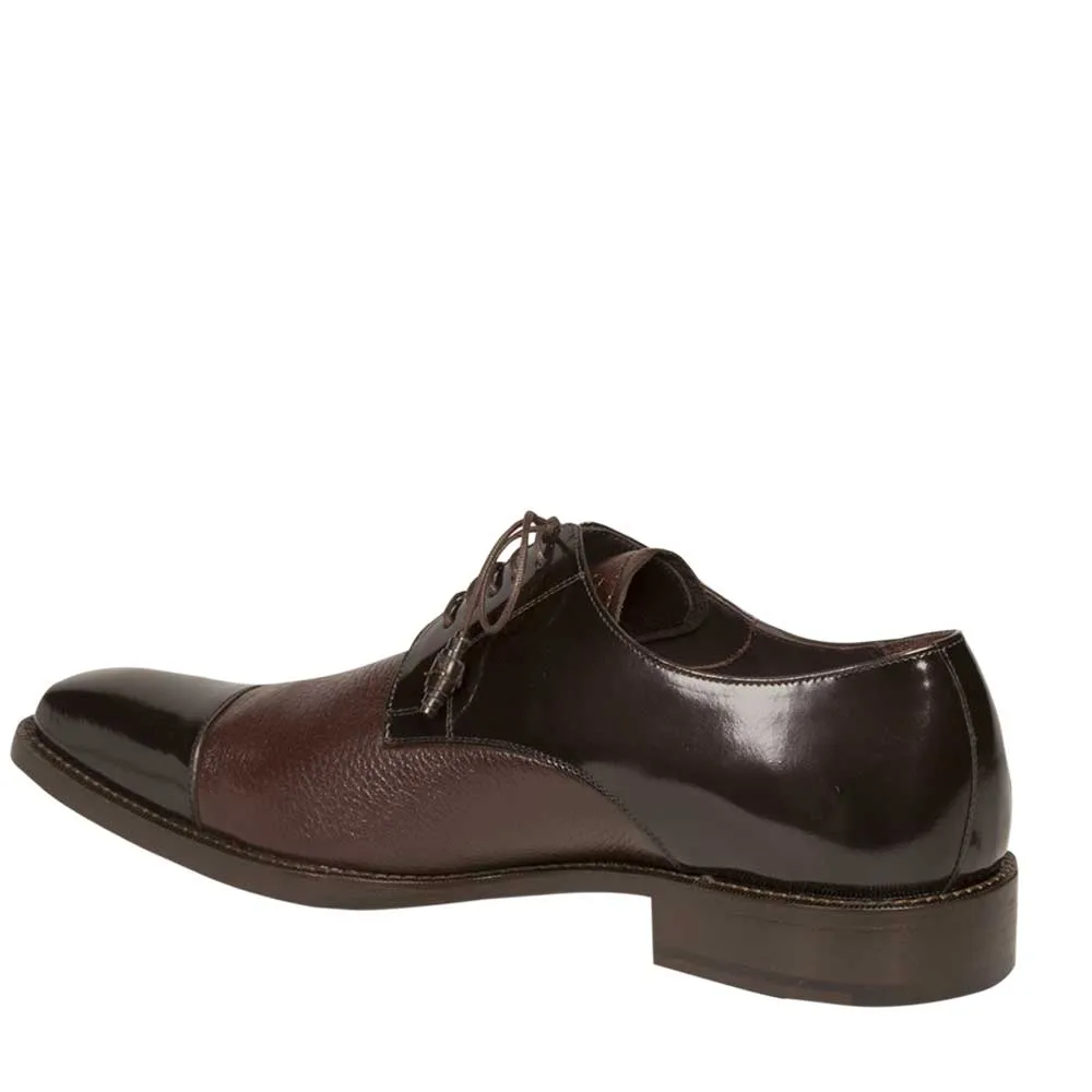 Mens Mezlan Soka Classic Cap Toe Dress Shoe in Brown sold by Alberto Nardoni product image thumbnail 3