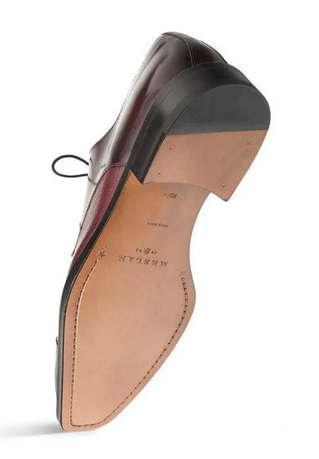 Mezlan Luxury Dress Shoes Burgundy Designer Cap Toe Soka sold by Alberto Nardoni product image thumbnail 2