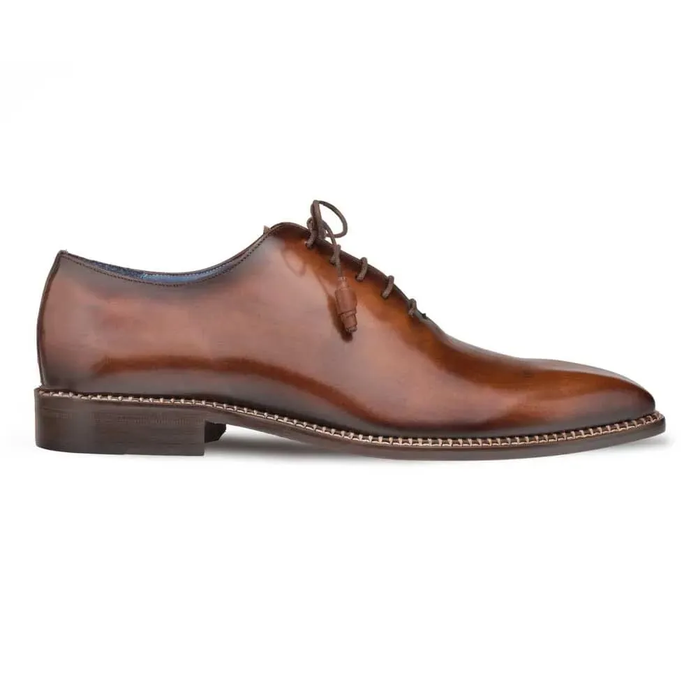 Mezlan Enterprise Brown Calfskin Men’s Plain Toe Shoe sold by Alberto Nardoni product image thumbnail 2