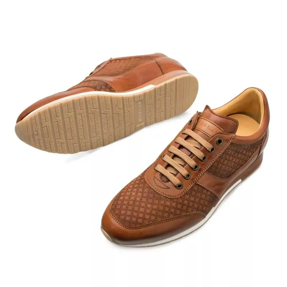 Mezlan Maxim Tan Calfskin & Suede Men’s Sneakers sold by Alberto Nardoni product image thumbnail 2