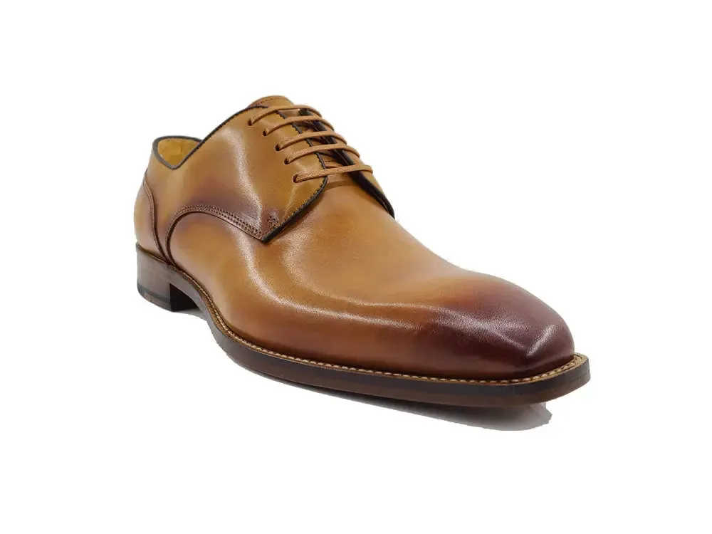 Carrucci Leather Sole Plain Toe Burnished Blucher sold by Alberto Nardoni product image thumbnail 4