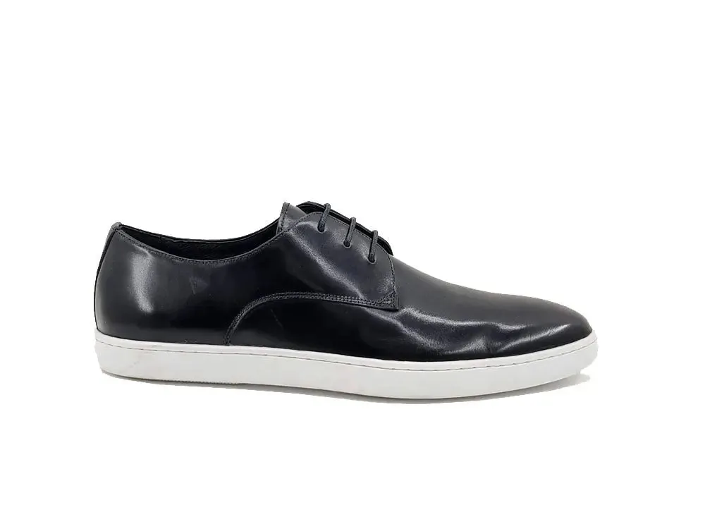 Lace-Up Derby Sneaker in Premium Leather sold by Alberto Nardoni