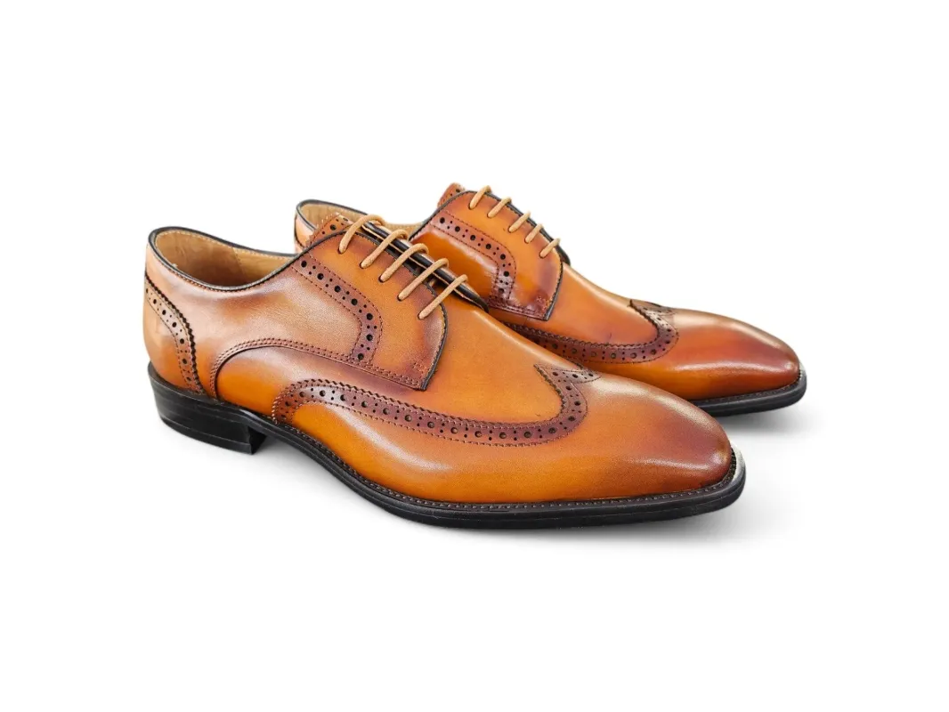 Men’s Wingtip Oxford with Blucher Construction sold by Alberto Nardoni