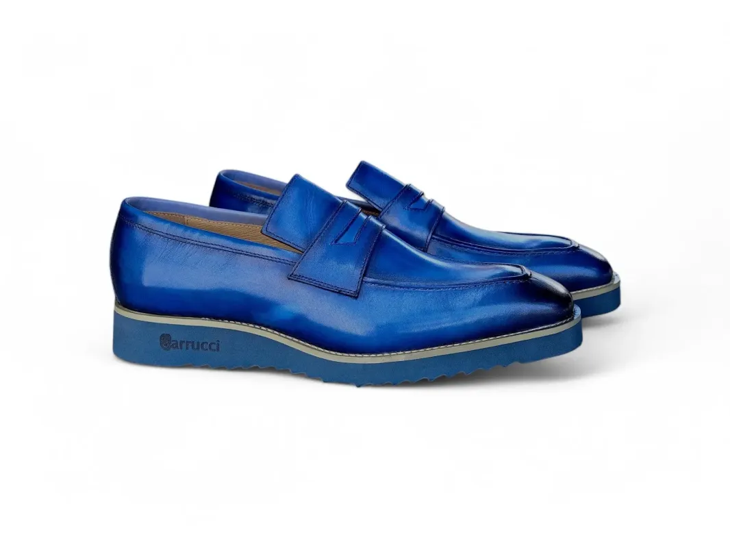 Hand-Finished Patina Penny Loafer sold by Alberto Nardoni