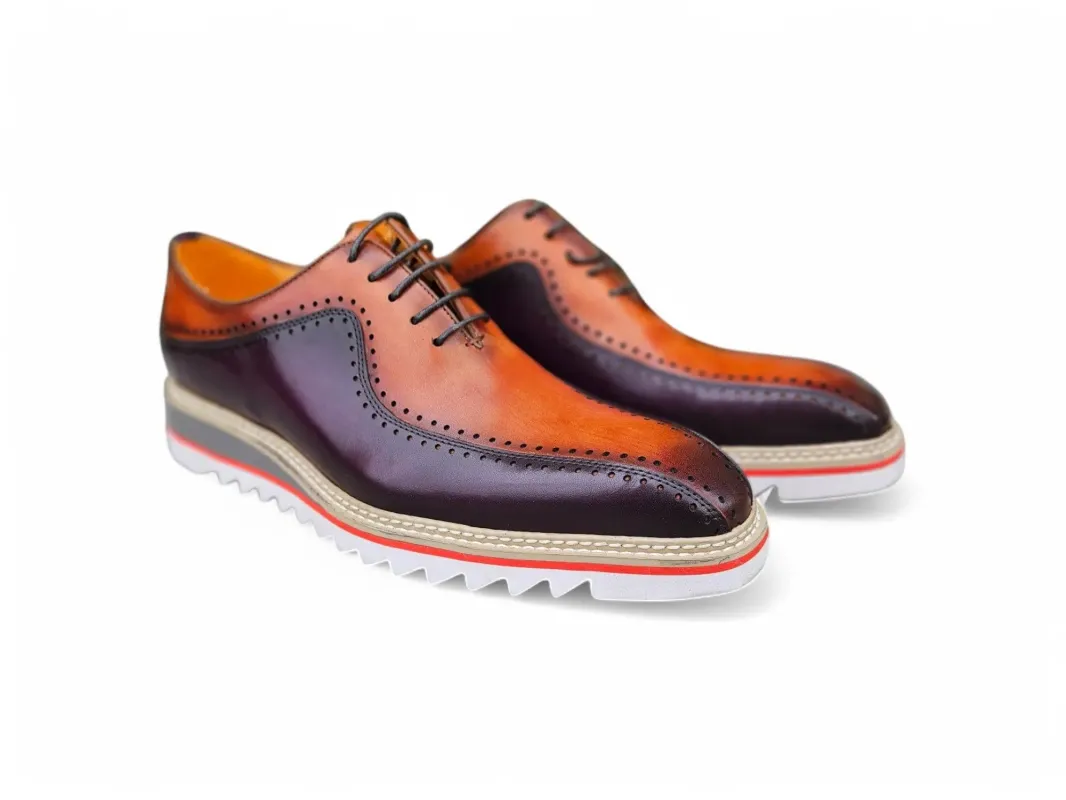 Two-Tone Burnished Brogue Oxford sold by Alberto Nardoni