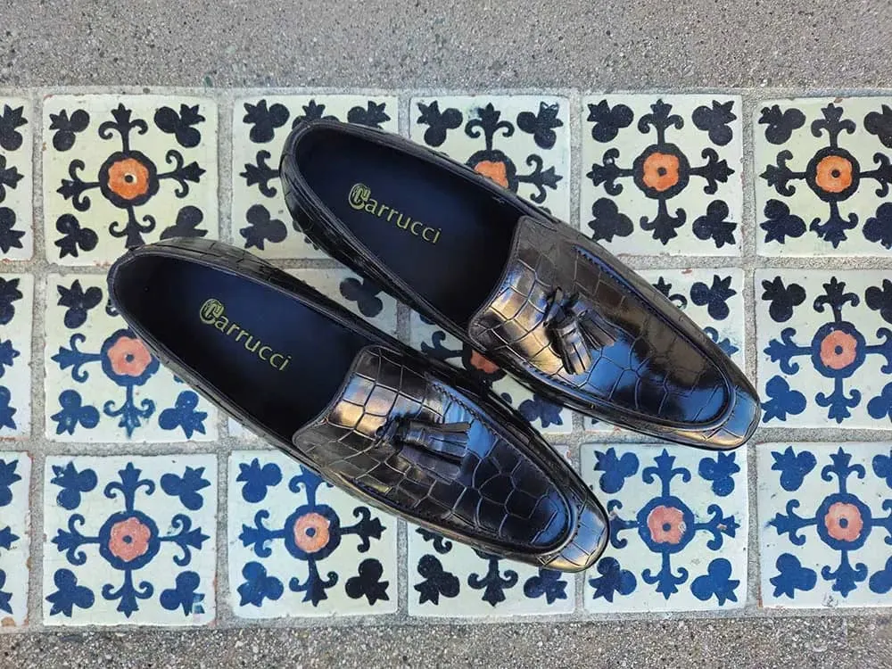 Tassel Loafer With Gator Print sold by Alberto Nardoni product image thumbnail 4