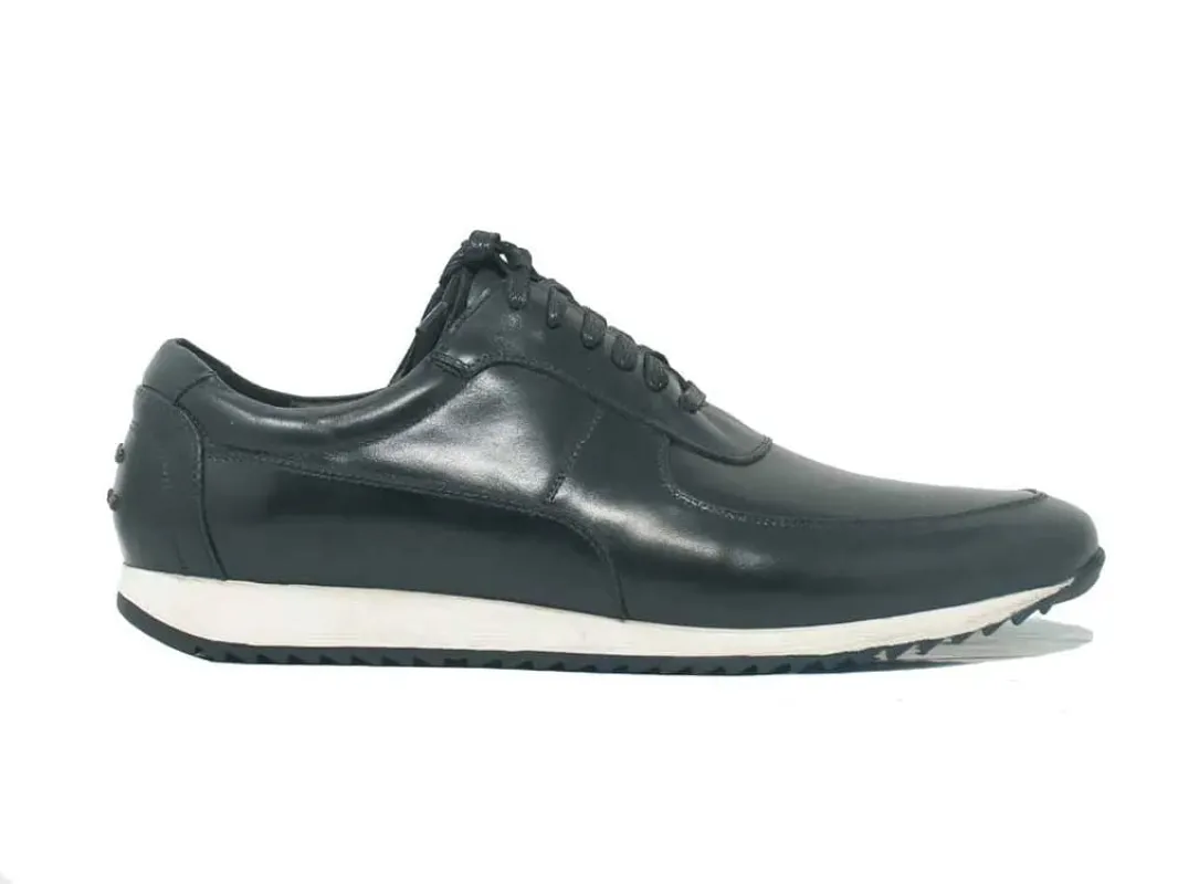 Men's Calfskin Leather Sneaker made by Alberto Nardoni