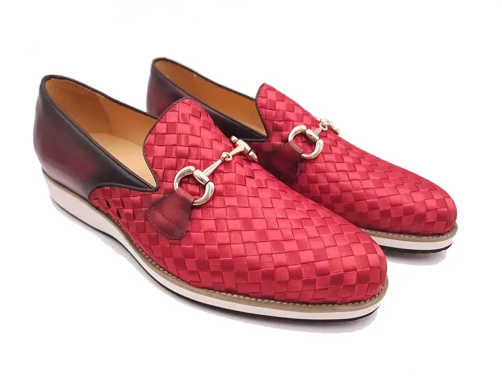 Satin Weave Leather Bit Loafer sold by Alberto Nardoni product image thumbnail 3