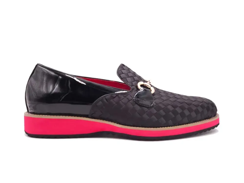Satin Weave Leather Bit Loafer sold by Alberto Nardoni product image thumbnail 4
