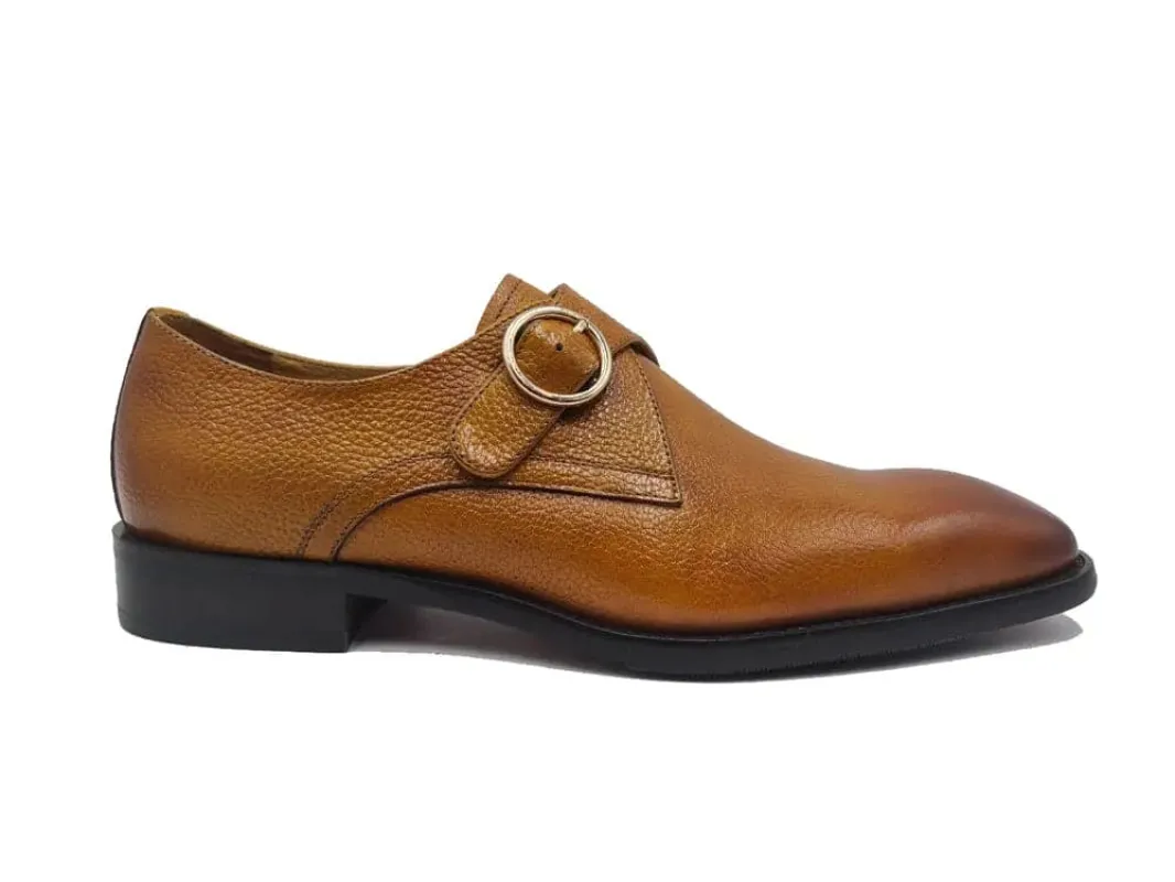 Single Monk Strap Plain Toe Shoes sold by Alberto Nardoni