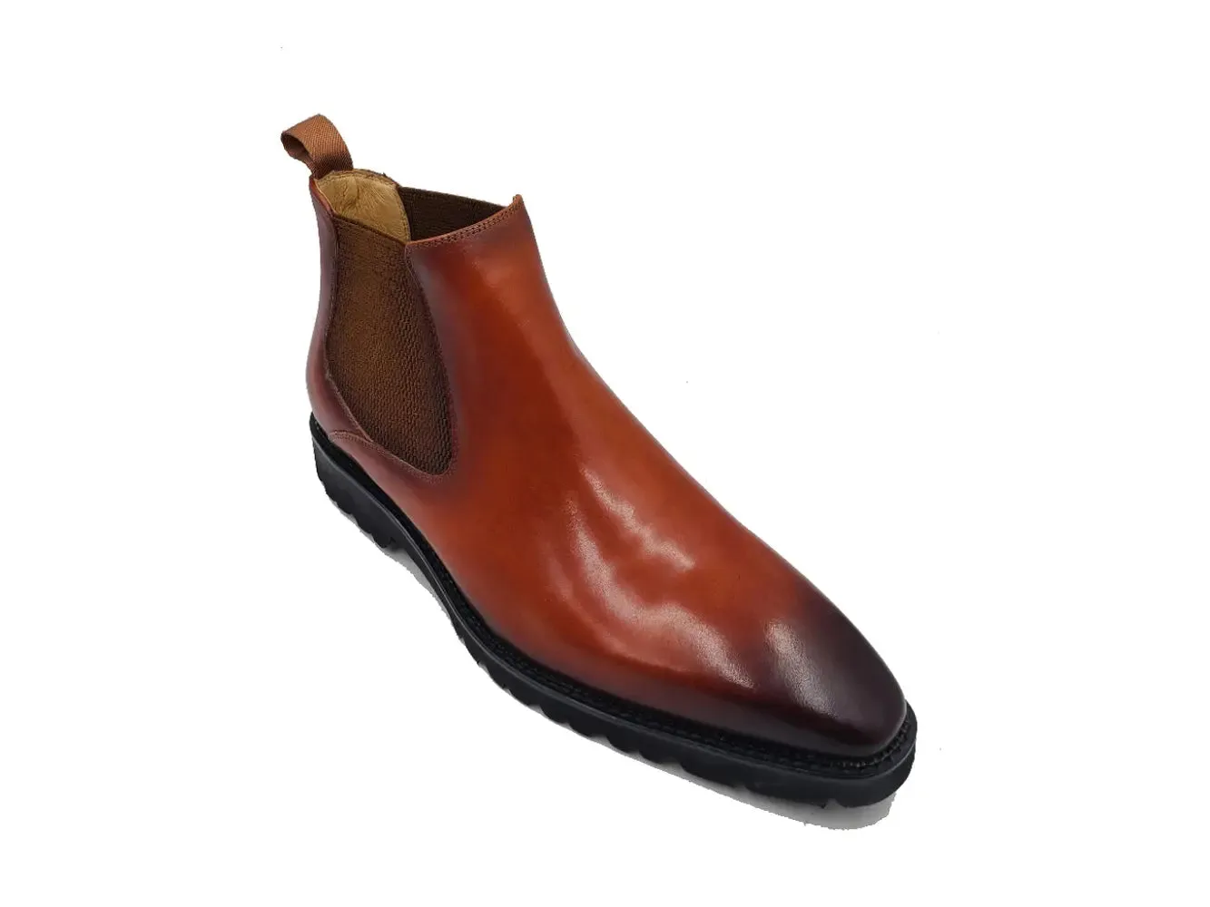 Carrucci Patina Chelsea Boot Lug Sole sold by Alberto Nardoni product image thumbnail 4
