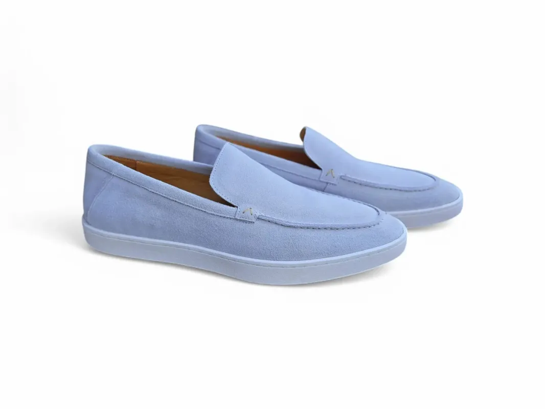 Blue Suede Loafer sold by Alberto Nardoni