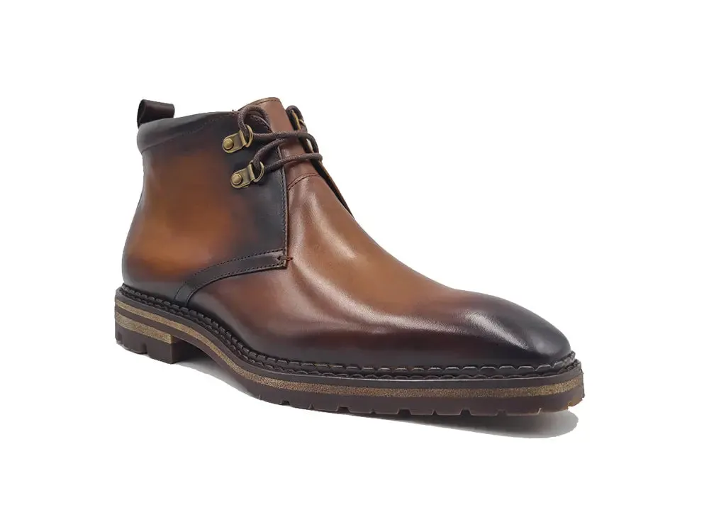 Calfskin Chukka Boot with Lug Sole sold by Alberto Nardoni product image thumbnail 2