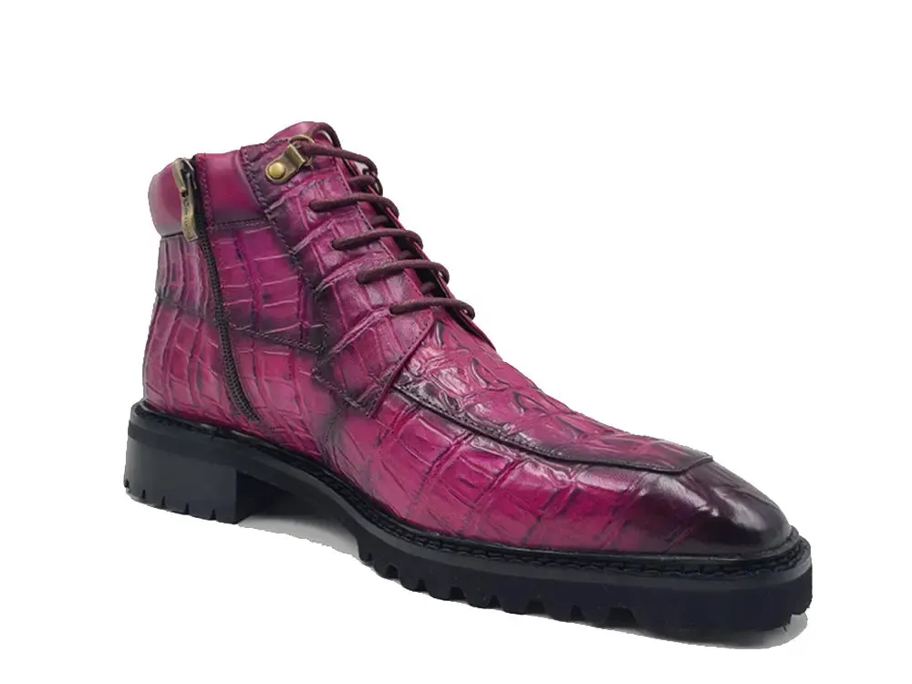 Men's Lace-up Boots Alligator Embossed sold by Alberto Nardoni product image thumbnail 5
