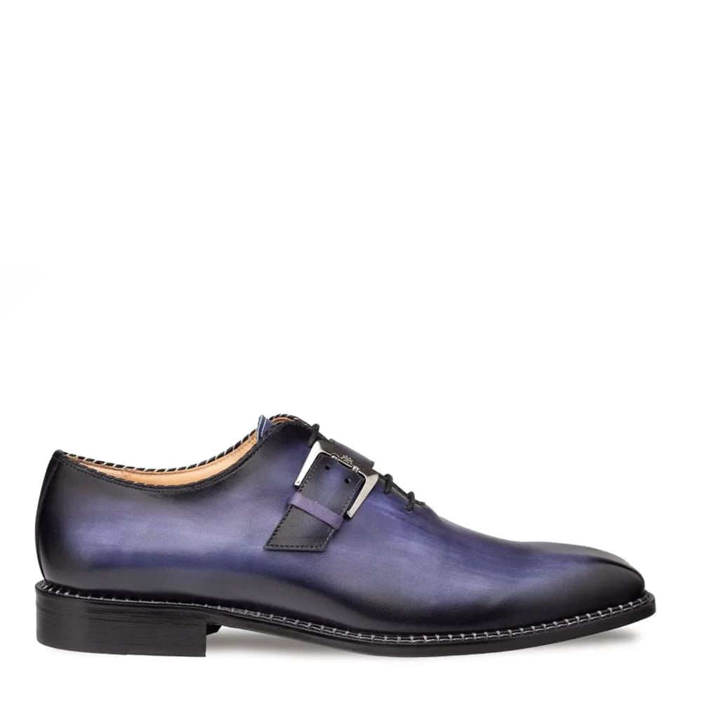 Machado Oxford Monk Strap Purple By Mezlan Made In Spain Brand sold by Alberto Nardoni