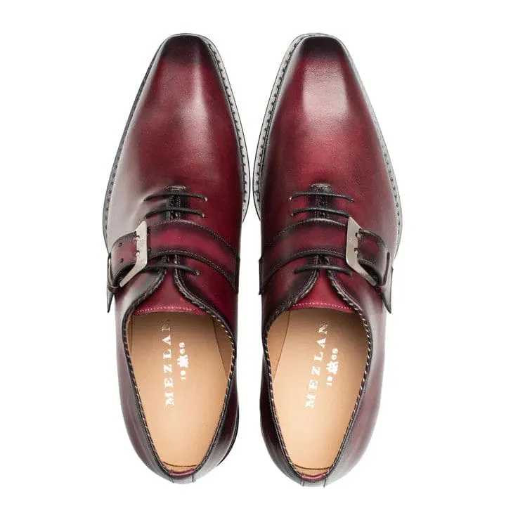 Machado Oxford Monk Strap Burgundy By Mezlan Made In Spain Brand sold by Alberto Nardoni product image thumbnail 2