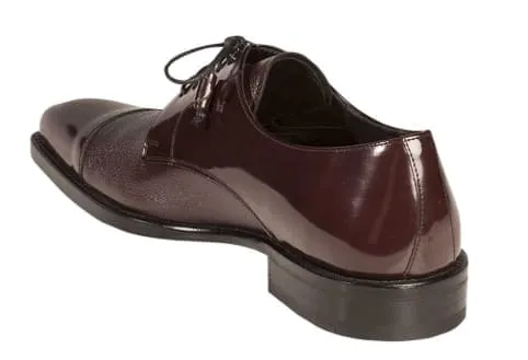 Soka Calfskin/Deerskin Burgundy By Mezlan Made In Spain Brand sold by Alberto Nardoni product image thumbnail 3