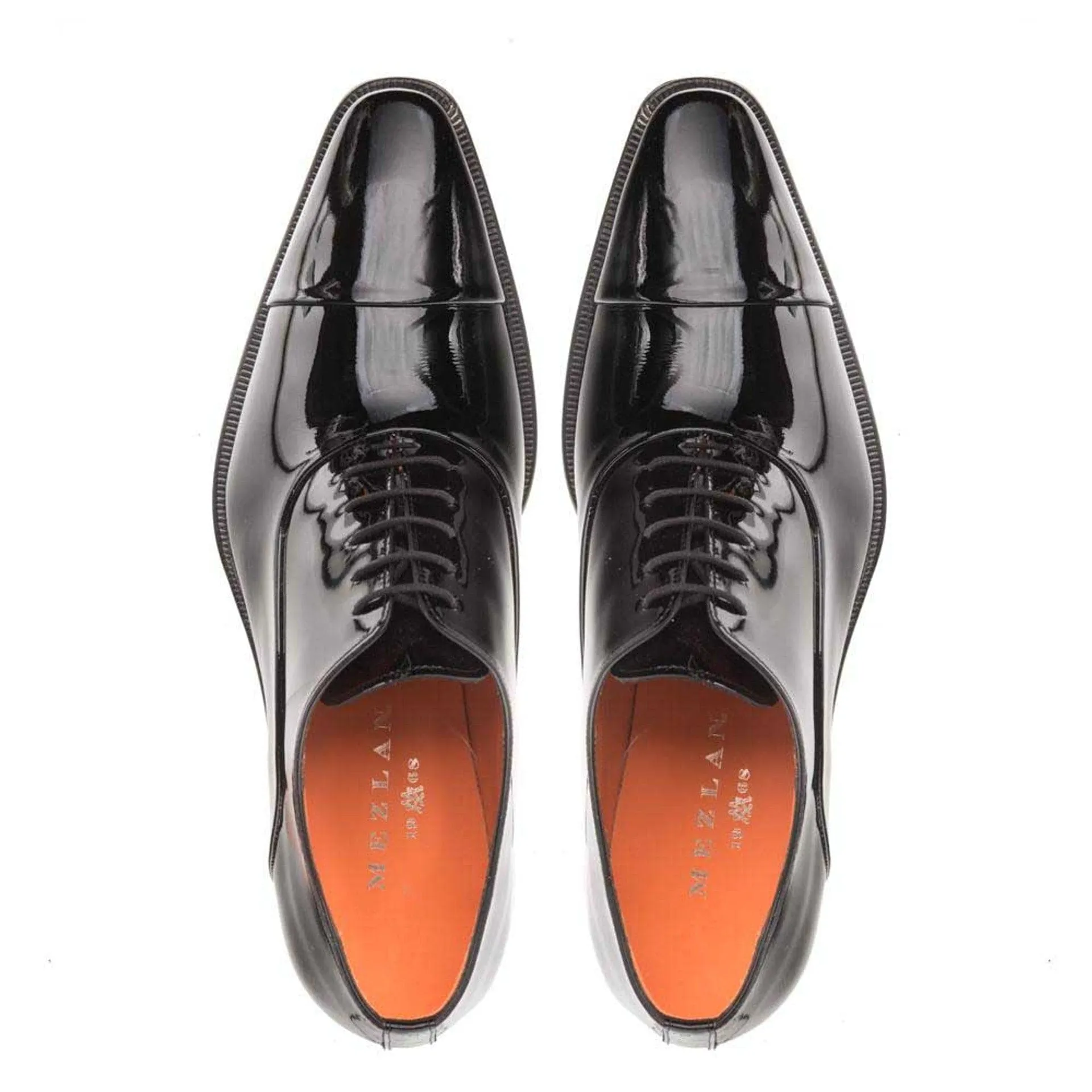 Black Patent Leather Formal Oxford By Mezlan Made In Spain Brand sold by Alberto Nardoni product image thumbnail 4